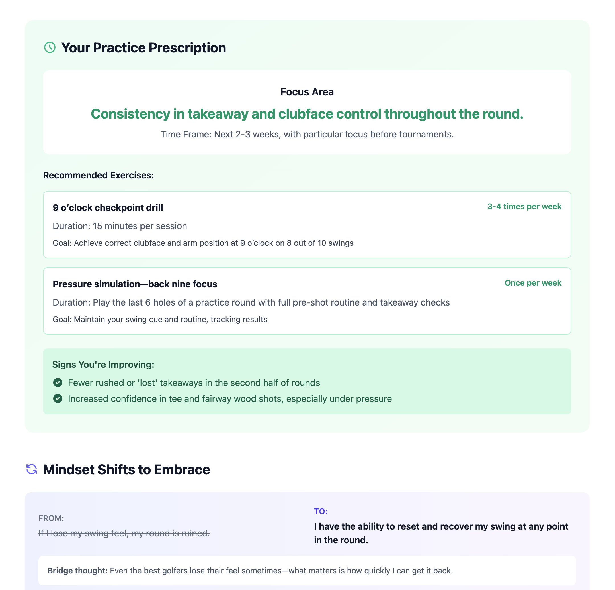 Practice Prescription